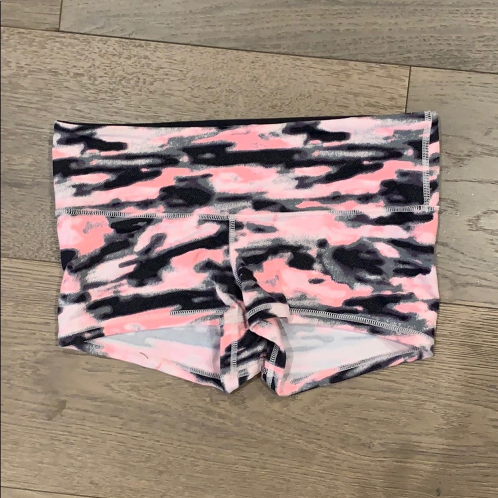 Pink Camo Lululemon Short Shorts